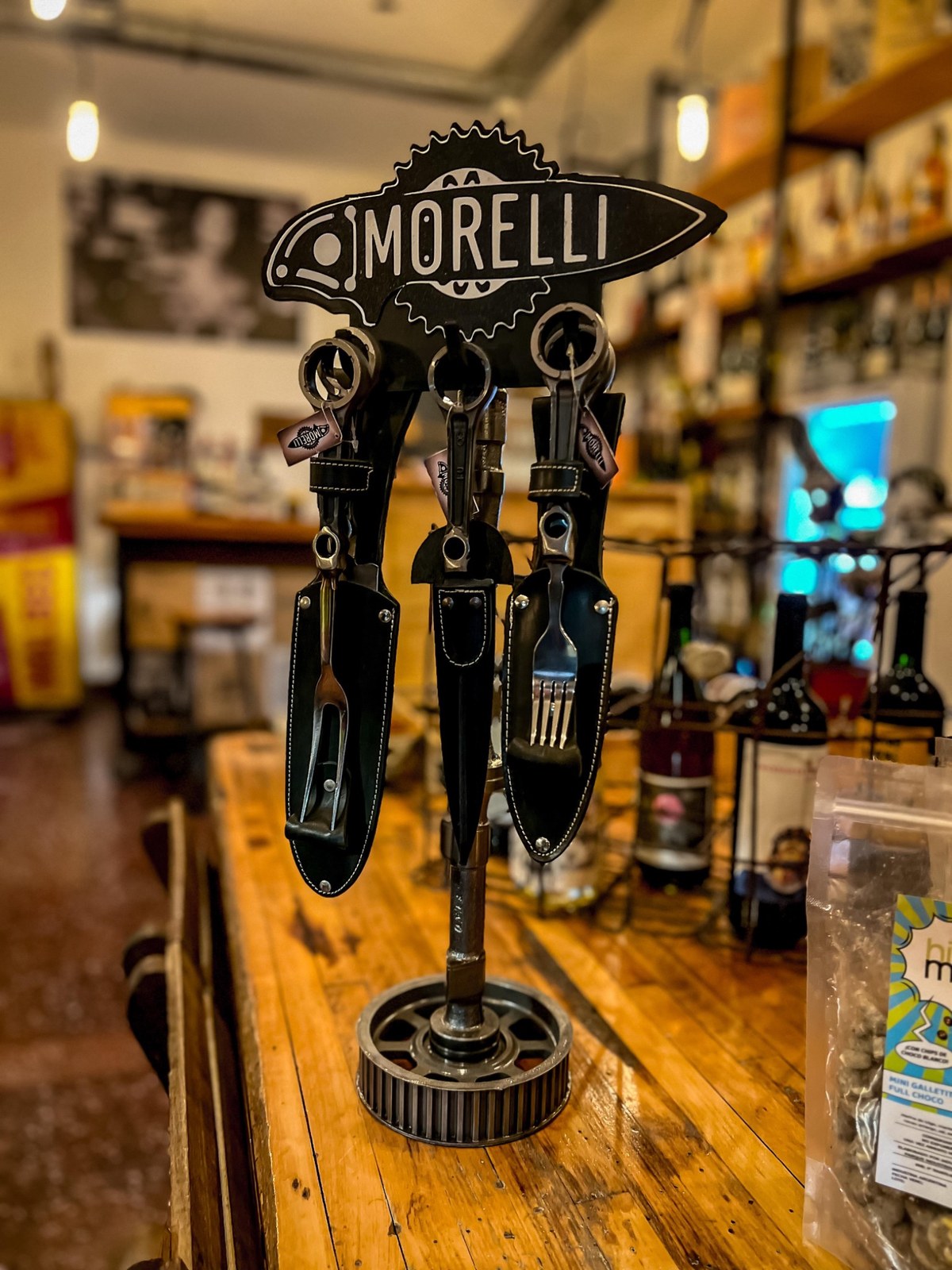 Set parrillero Morelli con funda